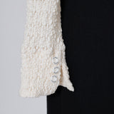 シャーリングフラワーカーディガン