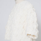 ふわふわキルトブラウス