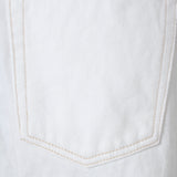 Audreyテーパードホワイトデニム