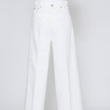 Janeワイドホワイトデニム