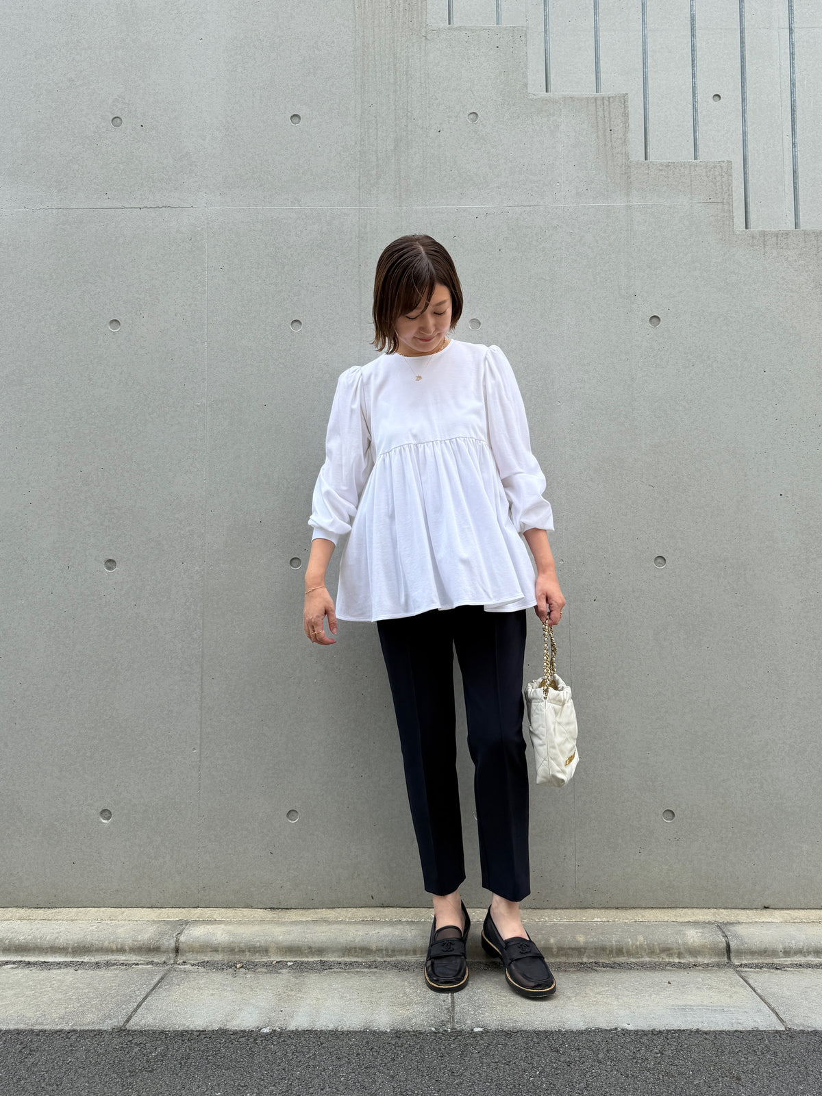 Puff Gather Cut-and-Sew Top