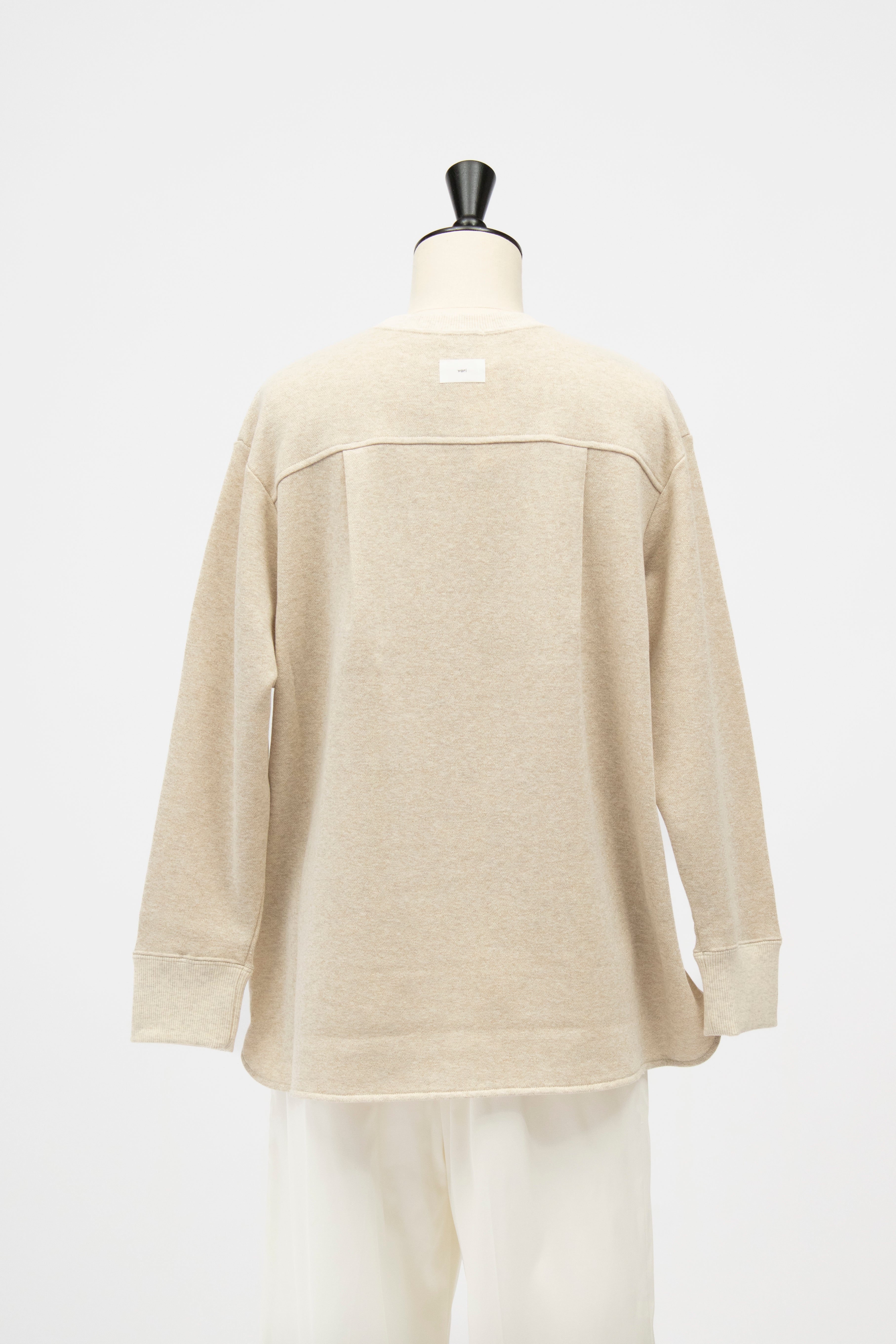 ベーシック裏毛ヘムラウンドTee – yori shirocon