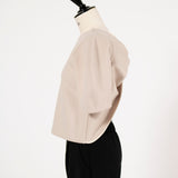 バックツイストウールトップス