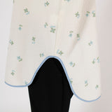 フクレ刺繍シンプルブラウス