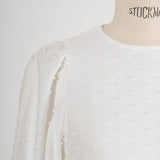 スノージャガードギャザーブラウス