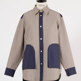 リバーシブルチェックシャツジャケット