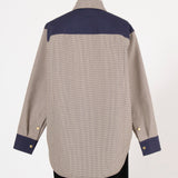 リバーシブルチェックシャツジャケット