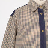 リバーシブルチェックシャツジャケット