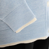 圧縮ニットレイヤードカーディガン