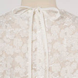 レースジャガードブラウス