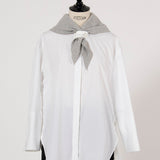 ループスカーフブラウス