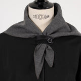 ループスカーフブラウス