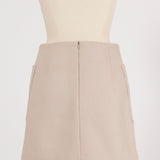 ポケットウールミニスカート