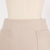 ポケットウールミニスカート