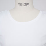 肩パット付きハーフスリーブTee