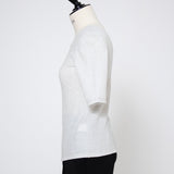 肩パット付きラメハーフスリーブTee