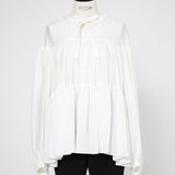 ウェイビーシアーティアードブラウス