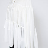 ウェイビーシアーティアードブラウス