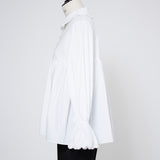 スカラップトリムブラウス