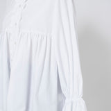 スカラップトリムブラウス