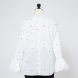 ブロッサムバルーンカフスブラウス