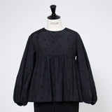 ブロッサムギャザーパフブラウス