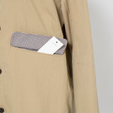 フーデッドシングルロングコート