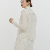 バックオープンタートルカットソー