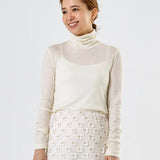 バックオープンタートルカットソー