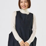 バックオープンタートルカットソー