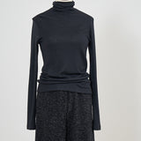 バックオープンタートルカットソー