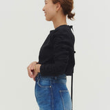 ミルフィーユギャザーブラウス