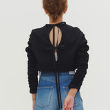 ミルフィーユギャザーブラウス