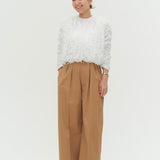 ミルフィーユギャザーブラウス