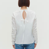 ミルフィーユギャザーブラウス