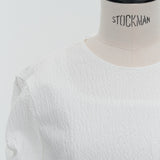 ミルフィーユギャザーブラウス