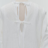 ミルフィーユギャザーブラウス