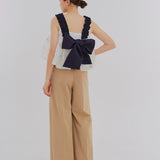 ダブルタックバギーパンツ