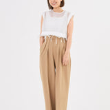 ダブルタックバギーパンツ