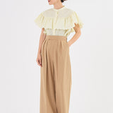 ダブルタックバギーパンツ