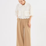 ダブルタックバギーパンツ