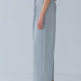 ウエストリボンダブルタックパンツ