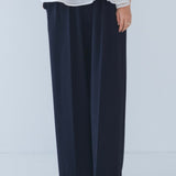 ウエストリボンダブルタックパンツ