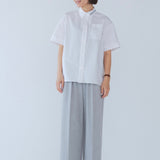 ウエストリボンダブルタックパンツ