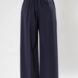 ウエストリボンダブルタックパンツ