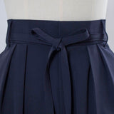 ウエストリボンダブルタックパンツ