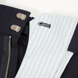 ウエストリボンダブルタックパンツ