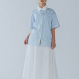 downyシフォンスカート