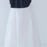 downyシフォンスカート