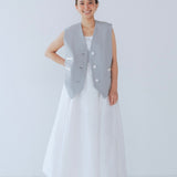 downyシフォンスカート